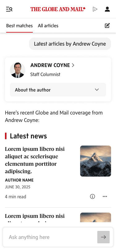 Author entity card collapsed